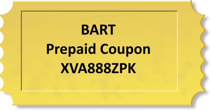 BART Prepaid Coupon Reseller